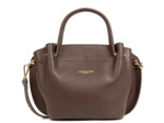Lancaster Foulonne Double Sac A Main Louisa 470-18 Marron In Or Pâle