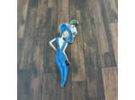 Broche femme bleu