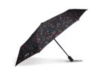 Isotoner Parapluie Femme Pliant X-TRA Sec Auto Pois cerise rose
