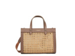 Lancaster Cannage Rotin Petit Sac Cabas 480-114 Marron