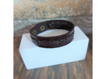Bracelet cuir homme marron 6