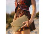 Le Voyage en Panier Brillette Pochette mariage Doré