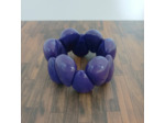Bracelet Kim violet en ivoire végétal