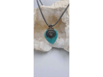 Pendentif amazonite et rubis argent 925 olpa2033/2034