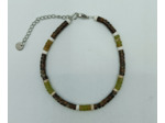 Bracelet jade/bronzite