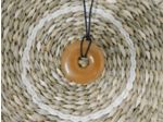PENDENTIF DONUT AVENTURINE ORANGE
