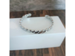 Bracelet torsadé en acier inoxydable