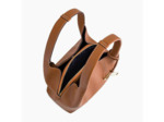 Le Tanneur Juliette Grand Sac Besace En Cuir Tan