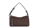 Lancaster Suède Petit Sac Rectangle En Cuir Velours 530-54 Marron