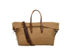 Bleu de Chauffe Sac de Voyage Cabine Cuir Et Toile Camel bm
