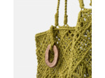 Biba Sonora Sac Cabas En Coton Tressé Pistacho