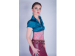 Serre-taille rose avec plumes