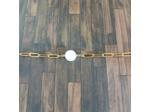 Bracelet nacre rond et acier inoxydable doré