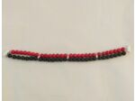 Bracelet double Jade rouge/Obsidienne