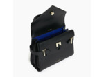 Le Tanneur Emilie Petit sac à main double rabat cuir Noir