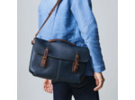 Bleu de Chauffe Sac Besace Lucien Bleu Marine