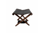 Petit tabouret en cuir