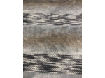 Tissu fourrure tissage nuancé brun