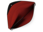 Lancaster Pur & Element Double Sac Pochette 222-20 Noir In Rouge