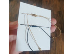 2 bracelets perles chips en pierres naturelles