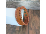 Bracelet cuir homme Camel 5