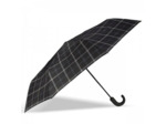 Isotoner Parapluie Homme Poignée Pliant Automatique X-TRA Solide Carreaux Noir