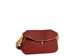 Bleu De Chauffe Léon Sac Besace En Coton Bleu Rouge Cardinal