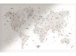 Affiche + tampon "Carte du monde"
