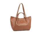 Lancaster Foulonne Double Louisa Grand Sac Shopping 470-90 Camel In Orange