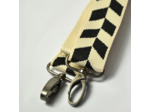 Farfouillette Accessoires bandoulière 3.8cm damier noir et blanc