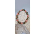 Bracelet rhodonite et unakite OLPA1170