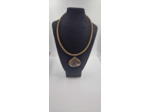 Pendentifs opale marocaine + collier en liège olpa656