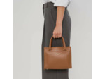 Lancaster Foulonné Double Petit Sac A Main 470-73 Camel In Orange
