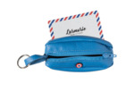 Larmorie Charles Grainé Porte-Monnaie Ciel Bleu
