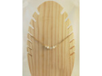 Collier œil de chat/cristal de roche/agate blanche/doré