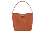 Longchamp Le Roseau Sleek Sac Porté Epaule M Ecorce