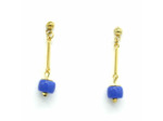 Boucles d'oreilles barre doré Sillage