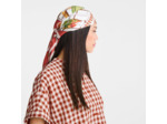 Longchamp Carré De Soie Gots Foulard 70 Tours Tomate