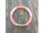 Bracelet tube tons rose doré 32mm