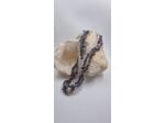 Collier triple sodalite oeil de tigre cristal de roche olpa1883