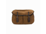Bleu de Chauffe Sac Musette S Cuir Velours Tabac