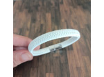 Bracelet homme cuir blanc