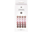 Perles de macramé en bois, tons de rose