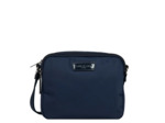 Lancaster Basic Verni Sac Pochette 514-61 Bleu Foncé