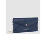 Lancaster Sierra Pochette Organisée En Cuir Grainé 138-015 Bleu Foncé