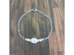 Bracelet perles d'eau douce et acier inoxydable