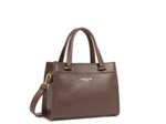 Lancaster Foulonné Double Petit Sac A Main 470-73 Marron In Or Pale