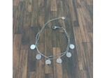 Bracelet en acier inox pièces argenté