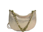 Mila Louise Nelia MX Sac Demi-lune Cuir Imprimé Rosée