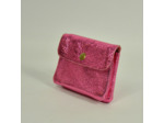 Farfouillette Porte-monnaie compact Cuir PM Rose